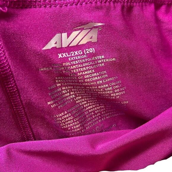 AVIA Purple Athletic Running Shorts Womens XXL 2X Activewear‎ - Picture 3 of 4